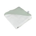 Prosop cu glugă pentru copii verde din muselină 75x75 cm – Bébé Douceur