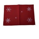 Suport pentru farfurii din material textil 33x48 cm  cu model de Crăciun Crystalline – Dakls