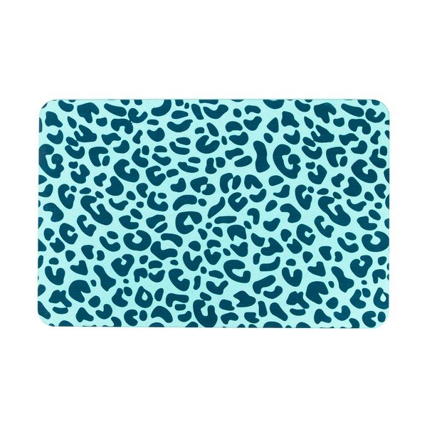 Covoraș de baie albastru deschis 39x60 cm Leopard – Artsy Doormats