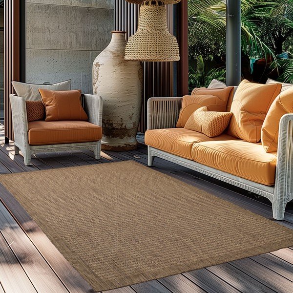 Covor pentru exterior și interior în culoare naturală 120x170 cm Giza 1410 – Ayyildiz Carpets-image-1