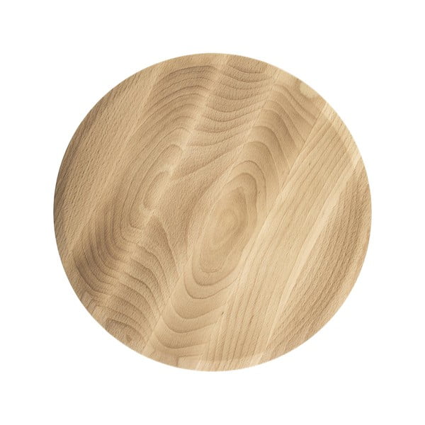 Tavă lemn Sola Flow, 30 cm