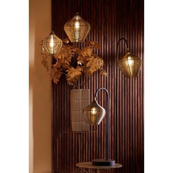 Lustră bronz din metal ø 27 cm Alvaro – Light & Living-image-1