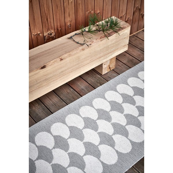 Covor tip traversă pentru interior și exterior crem 70x250 cm Poppy Linen – Pappelina-image-1