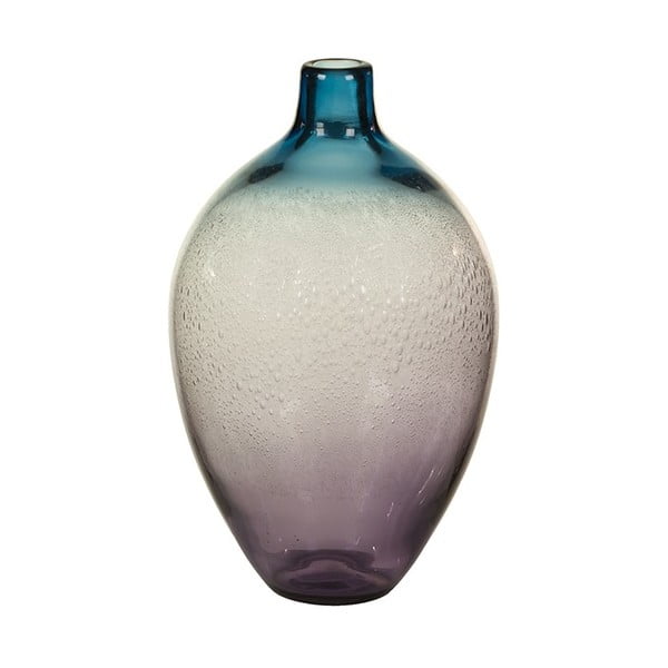 Vază din cristal lucrată manual Santiago Pons, înălțime 35 cm