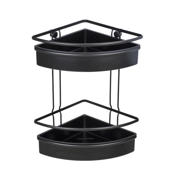 Raft de duș de colț Wenko Molinella, 30 x 22 cm, negru-image-3