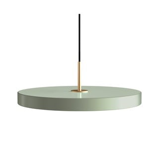 Lustră verde-deschis LED cu abajur din metal ø 43 cm Asteria – UMAGE