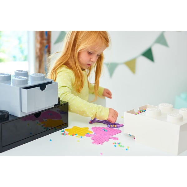 Cutie de birou cu sertar LEGO® Brick, 31,6 x 11,3 cm, negru-image-1