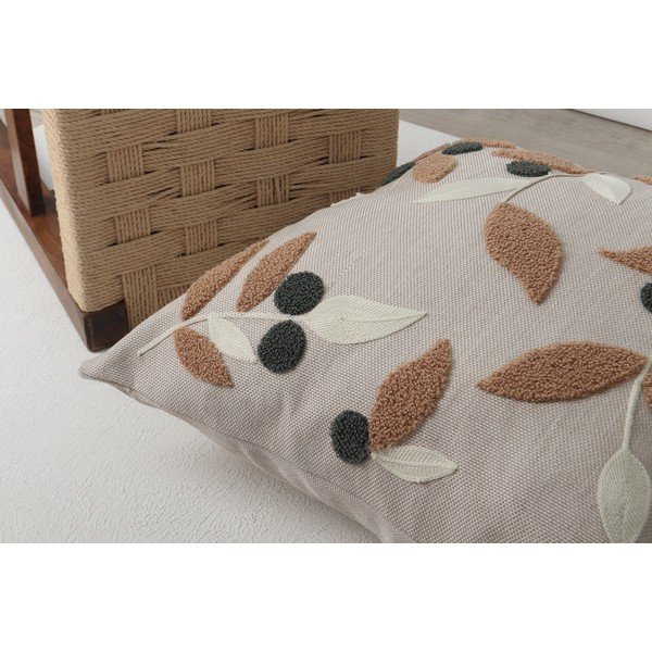 Pernă decorativă din in 43x43 cm Sonbahar – Mioli Decor-image-2