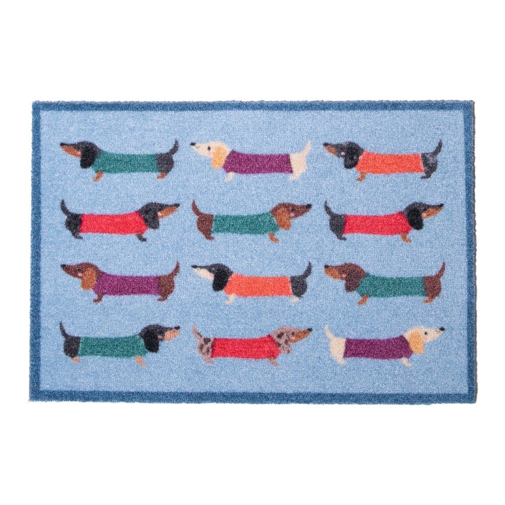 Covoraș de intrare din material textil 40x60 cm Dachshund – Artsy Doormats