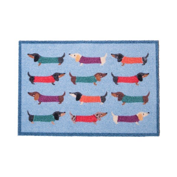 Covoraș de intrare din material textil 40x60 cm Dachshund – Artsy Doormats