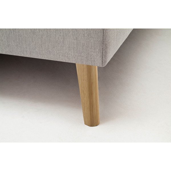 Pat boxspring gri deschis 160x200 cm Greta – Meise Möbel-image-1