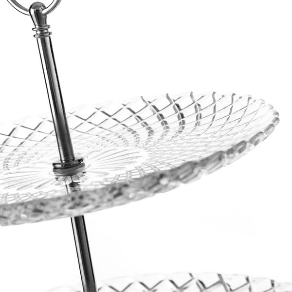 Platou etajat din sticlă Harlequin – Casa Selección-image-2