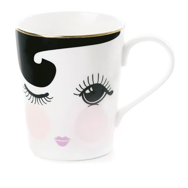 Cană ceramică Coffee Open and Close Eyes
