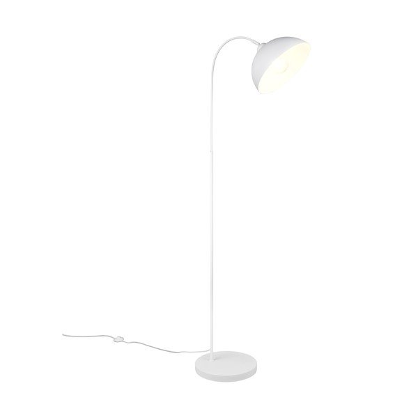 Lampadar alb cu abajur din metal (înălțime 170 cm) Sierra – Reality-image-1