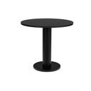Masă de dining rotundă cu blat cu aspect de lemn de stejar ø 80 cm Sool – noo.ma