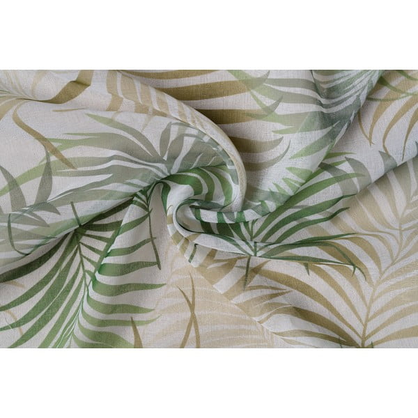 Perdea verde-bej 300x260 cm Palmas – Mendola Fabrics-image-3