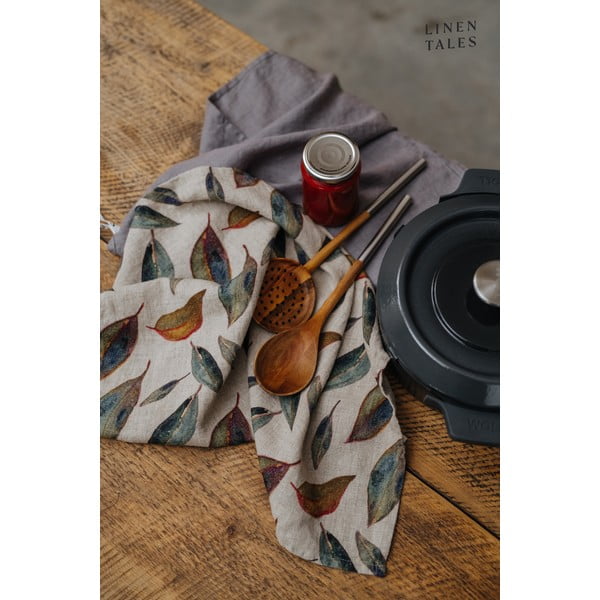 Prosop de vase din in 65x65 cm Golden Fall – Linen Tales-image-1