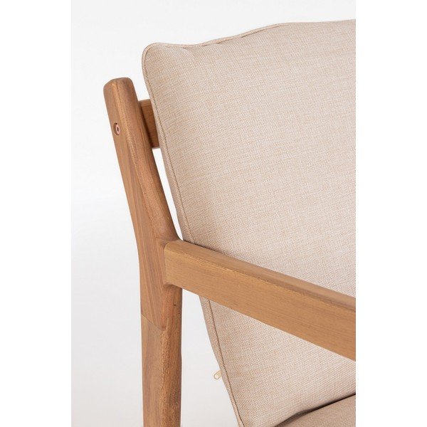 Set mobilier de grădină în culoare naturală din lemn de acacia pentru 4 persoane Danubio – Bizzotto-image-1