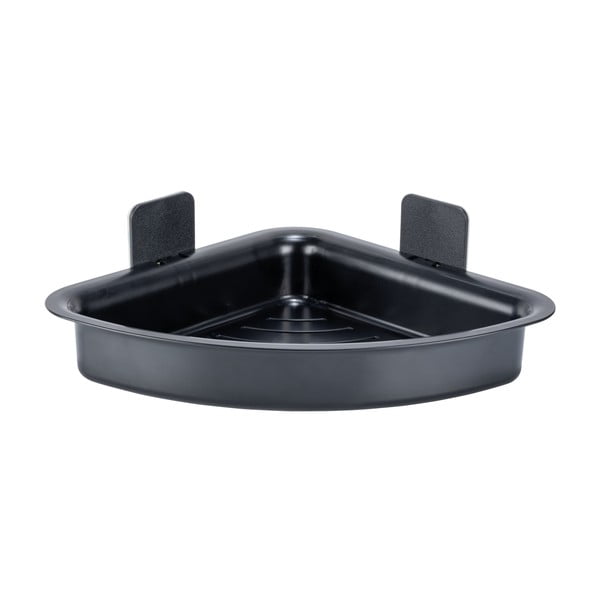 Raft pentru baie negru autoadeziv din plastic Parma – Allstar-image-2