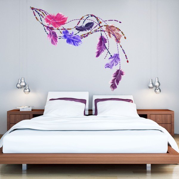 Autocolant Ambiance Boho Feathers-image-4