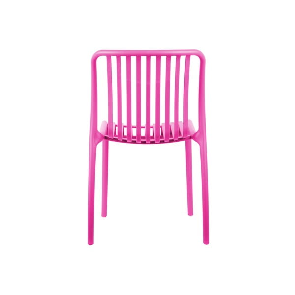 Scaun de dining roz din plastic Glee – Leitmotiv-image-1