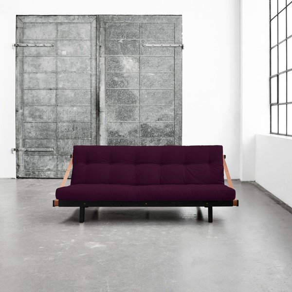 Canapea extensibilă Karup Jump Black/Purple Plum-image-1
