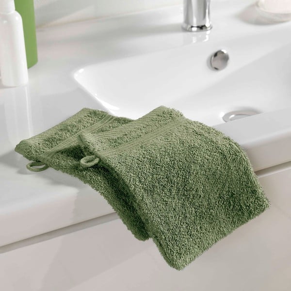 Prosopel de spălat pe corp din bumbac Tendresse – douceur d'intérieur-image-1