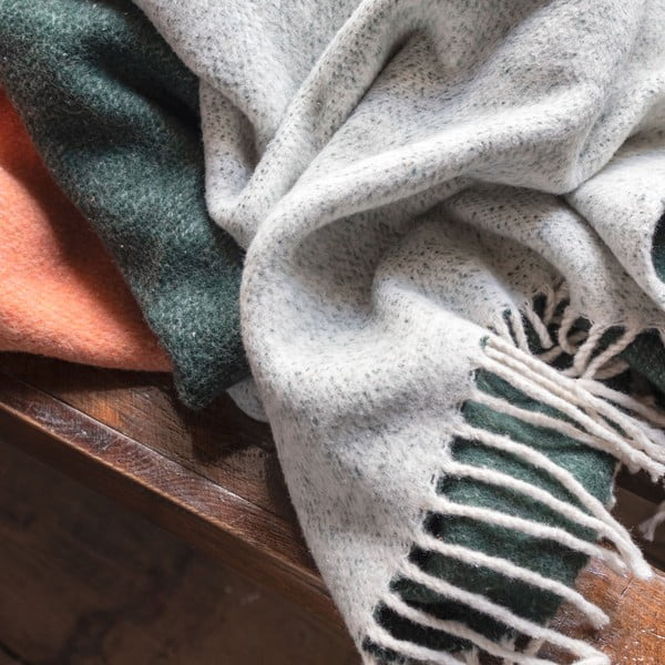 Pătură verde/cărămizie 125x190 cm Brick – Mette Ditmer Denmark-image-2