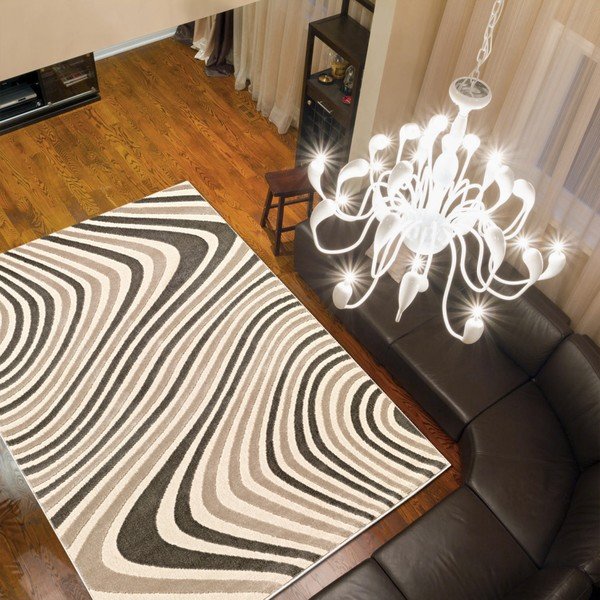 Covor Webtappeti Reflex Brown Stripes, 290 x 200 cm-image-1