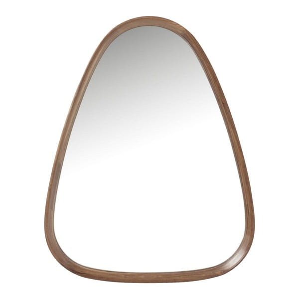 Oglindă cu ramă din lemn Kare Design Denver, 75 x 95 cm, maro