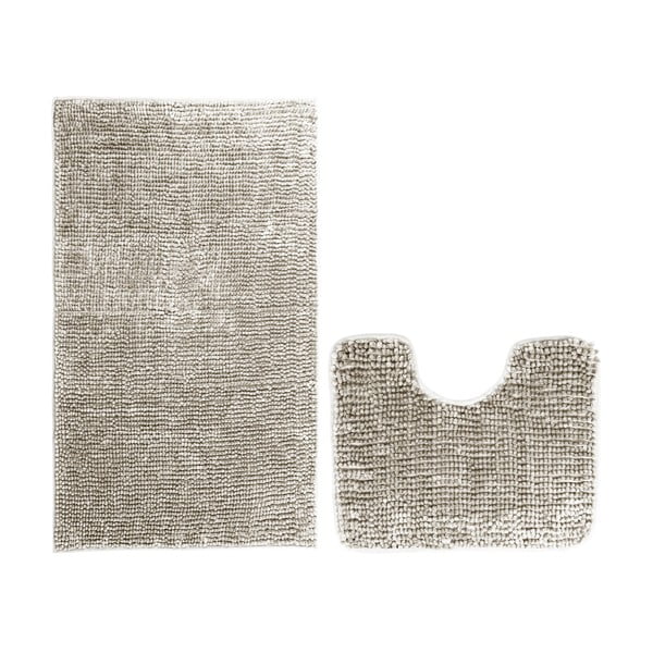 Set 2 covorașe de baie AmeliaHome Bati, bej