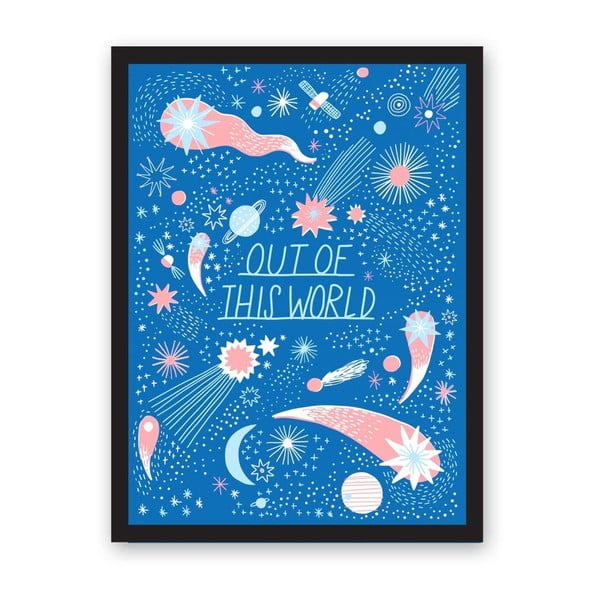 Poster Ohh Deer Out Of This World, 29,7 x 42 cm