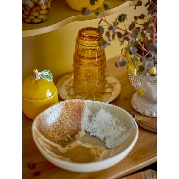 Boluri mici crem 4 buc. din gresie 625 ml Lacey – Bloomingville-image-1