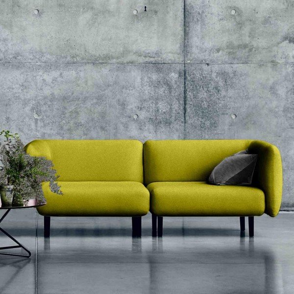 Canapea Softline Elle, 230 cm, galben-image-2