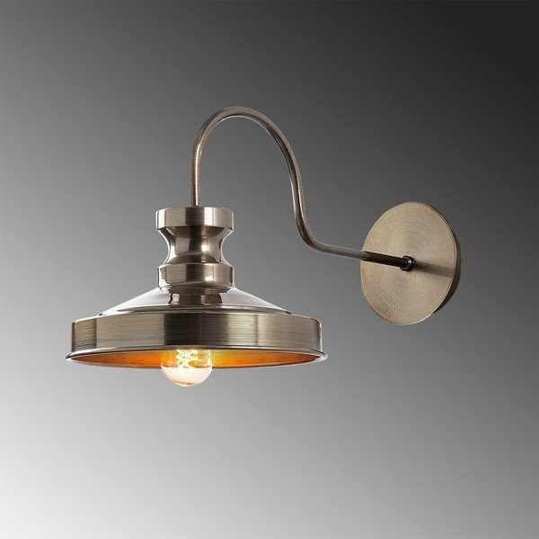 Aplică de perete alămie ø 22 cm Kiruna – Opviq lights-image-2