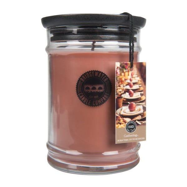 Lumânare parfumată în recipient din sticlă Creative Tops Gathering, aromă de pere și scorțișoară, 140 - 160 ore