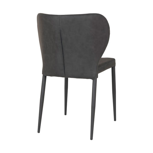 Scaune de dining gri-închis 4 buc. Pisa – House Nordic-image-4