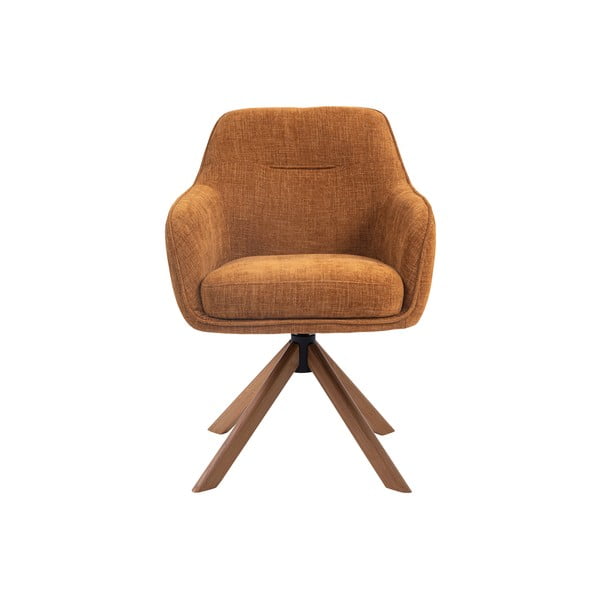 Set de scaune de sufragerie portocaliu 2 buc. tapițat Avola – Unique Furniture-image-1