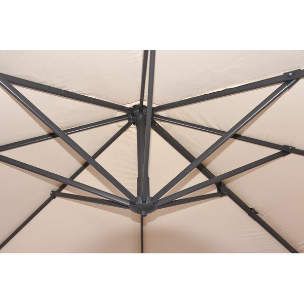 Umbrelă de soare crem 300x300 cm Deluxe – Garden Pleasure-image-2