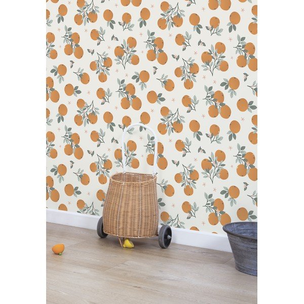 Tapet pentru copii 10 m x 50 cm Tangerine – Lilipinso-image-1