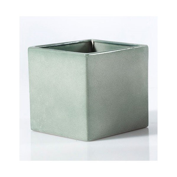 Ghiveci din ceramică Big pots Latina, 15 x 15 cm, verde-image-1