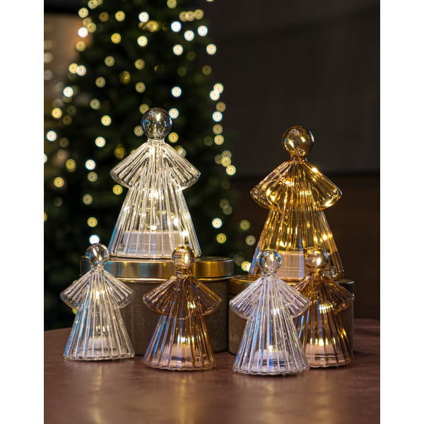 Decorațiuni luminoase maro 2 buc. ø 6,5 cm Alberte – Sirius-image-3