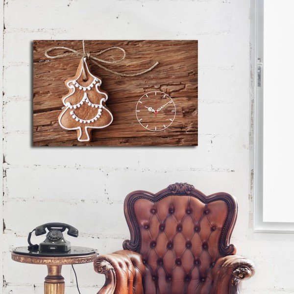 Ceas de perete Christmas Tree-image-1