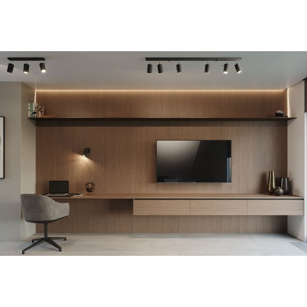 Spot negru din metal ø 6 cm Etna – Sollux-image-2