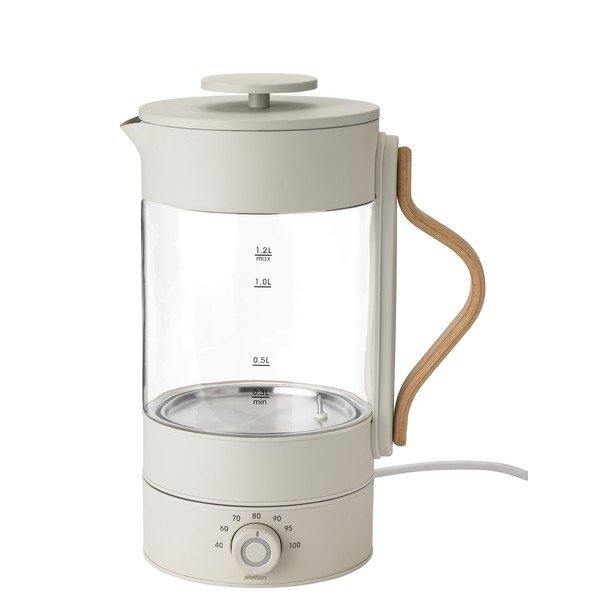 Ceainic electric bej din sticlă 1,2 l Emma – Stelton