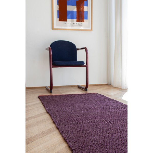 Covor tip traversă burgundy din iută 70x150 cm Notes – Mette Ditmer Denmark-image-1
