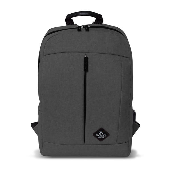 Rucsac cu port USB My Valice GALAXY Smart Bag, gri-image-3