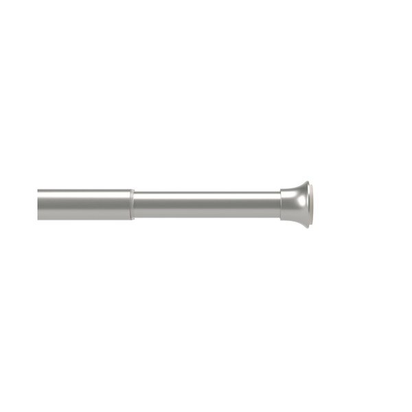 Bară pentru perdea de duș argintiu-mat 106 - 182 cm Chroma – Umbra-image-2