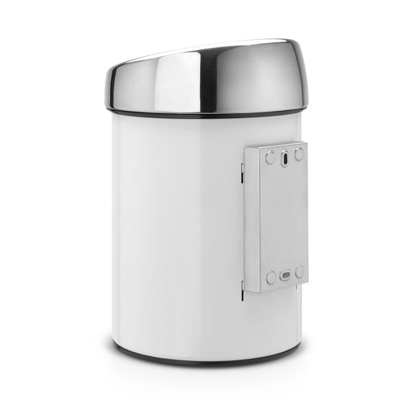 Coș de gunoi alb cu senzori de atingere din oțel 3 l Touch Bin – Brabantia-image-3