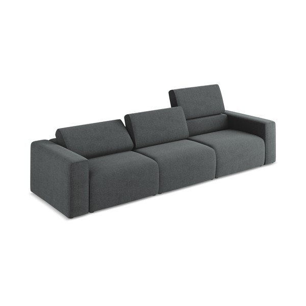 Canapea modulară gri 314 cm Kalea – Makamii-image-1